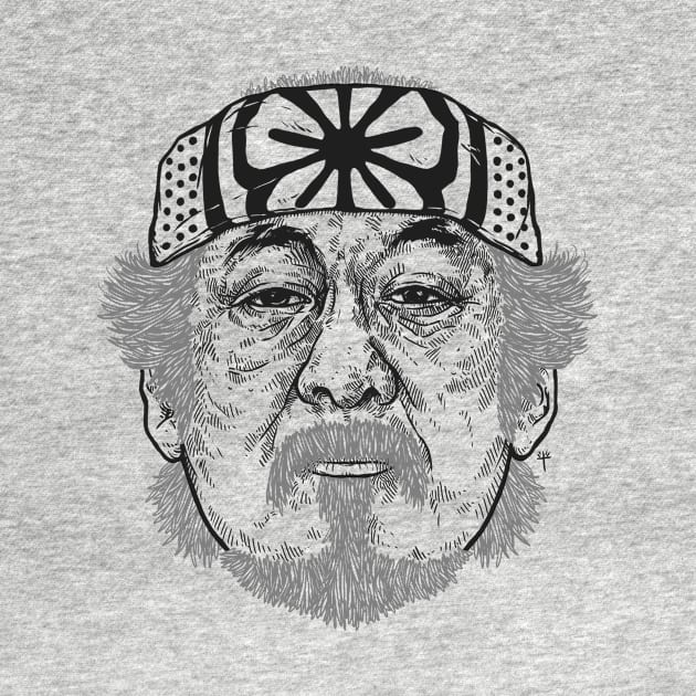 Mr. Miyagi by DesecrateART